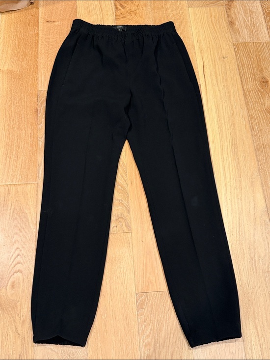 Theory Pants - Theory Black Elastic-Waist Women's pull on Dress Pants 0